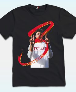 Patrick Mahomes Kansas City Chiefs Three-Peat Shirt, Third Consecutive Super Bowl