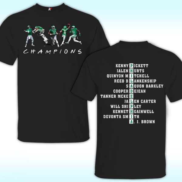 Philadelphia Eagles Champions Team Players Shirt