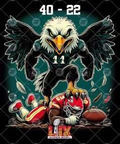 Philadelphia Eagles Defeat Kansas City Chiefs Watermark