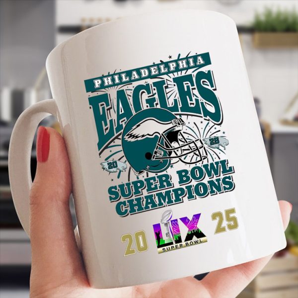 Philadelphia Eagles Super Bowl LIX Champions Mug