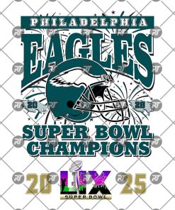 Philadelphia Eagles Super Bowl Lix Champions Watermark