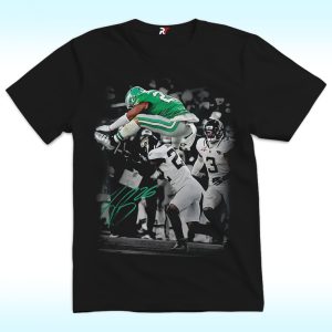 Saquon Barkley Backwards Hurdle Signature Shirt