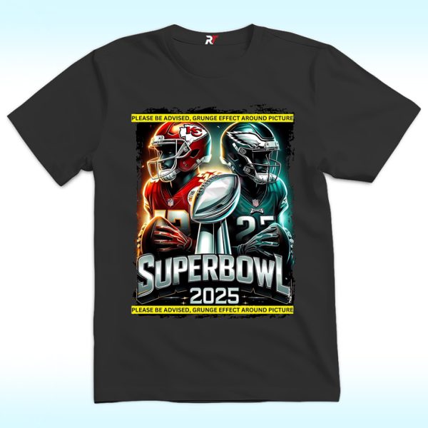 Superbowl 2025, Chiefs, Eagles Shirt