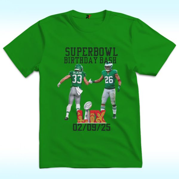 SuperBowl 2025 Saquon Barkley & Cooper Dejean Birthday Shirt