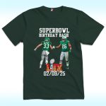 SuperBowl 2025 Saquon Barkley & Cooper Dejean Birthday Shirt