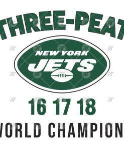 Three Peat New York Jets World Champions Watermark
