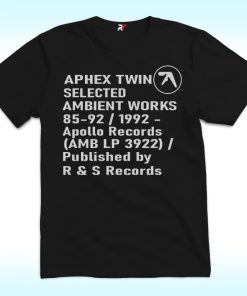 Aphex Twin Selected Ambient Works 85-92 Shirt, Apollo Records