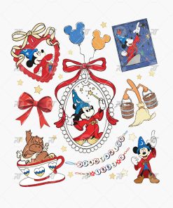 Beads Coquette Bow Disney Fantasia Movie Watermark