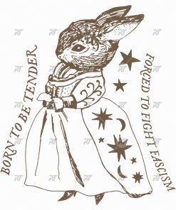 Born To Be Tender Forced To Fight Fascism Watermark