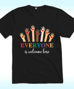 Everyone Is Welcome Here Shirt, Support LGBT