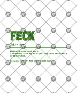 Feck Irish St Patricks Day Watermark