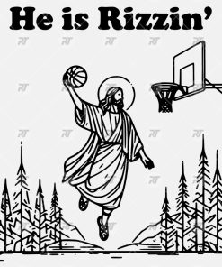 He Is Rizzin Easter Watermark