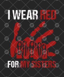I Wear Red for My Sisters Watermark, American Native
