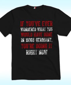 If You've Ever Wondered What You Would Have Done in 1930s Germany Shirt