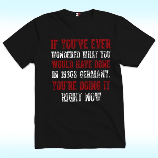 If You've Ever Wondered What You Would Have Done in 1930s Germany Shirt