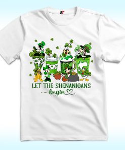 Let The Shenanigans Begin St Patrick's Day Shirt, Mickey and Friends