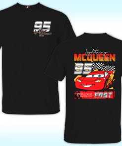 Lightning Mcqueen Think Fast 95 Shirt, Cars Movie