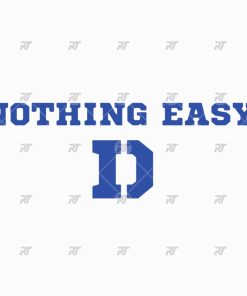 Nothing Easy Watermark Duke Blue Devils