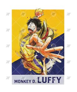 One Piece Los Angeles Lakers Monkey D Luffy Watermark
