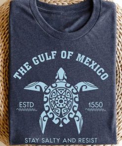 The Gulf Of Mexico Estd 1550 Stay Salty And Resist Shirt