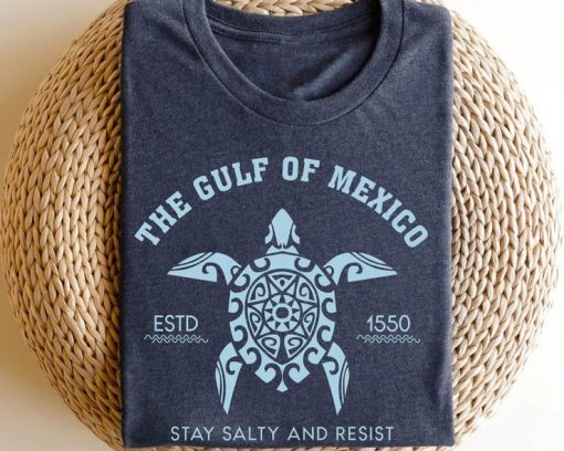 The Gulf Of Mexico Estd 1550 Stay Salty And Resist Shirt