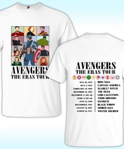 Avengers The Eras Tour Shirt, Marvel Super Heroes