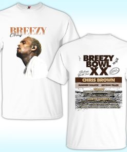 Chris Brown Breezy Bowl XX Pregame Tour 2025 Shirt