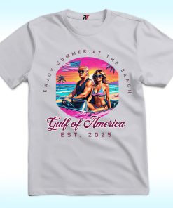 Donald and Melania Trump Gulf of America Shirt