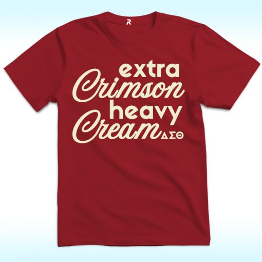 Extra Crimson Heavy Cream Delta Sigma Theta shirt