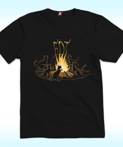 FDT Cat Shirt Subtle Anti Trump, Cats Bonfire