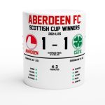 Aberdeen FC Scottish Cup Victory Mug, Celebrate 2025 Win vs Celtic