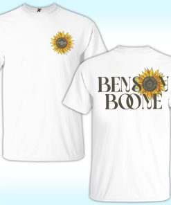 Benson Boone Tour 2025 Shirt Two-Sides With Sun Flower