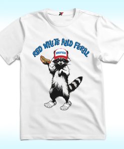 4th of July Red White and Feral Merica Hot Dog Shirt For Independence Day