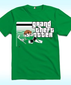 Jake Oettinger Grand Theft Otter Shirt, Dallas Hockey