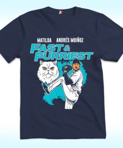 Matilda & Andres Munoz Fast & Furriest Mariners Shirt