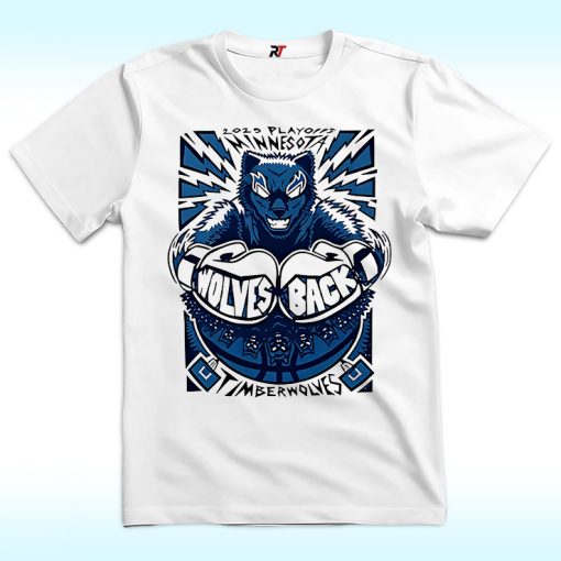 Minnesota Timberwolves 2025 Playoffs Wolves Back Shirt