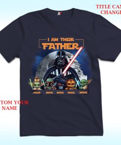 Personalized Father's Day Shirt with Kids's Names, Space Dad