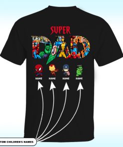 Personalized Super Dad Shirt