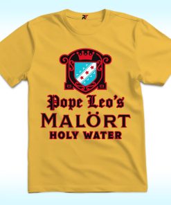 Pope Leo's Malort Holy Water Shirt