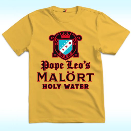 Pope Leo's Malort Holy Water Shirt