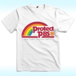 Protect PBS Rainbow Keep Public Service Public Shirt