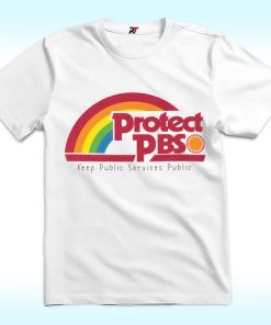 Protect PBS Rainbow Keep Public Service Public Shirt