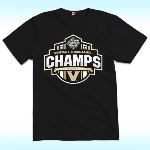 Vanderbilt Commodores Baseball SEC Champs 2025 Shirt