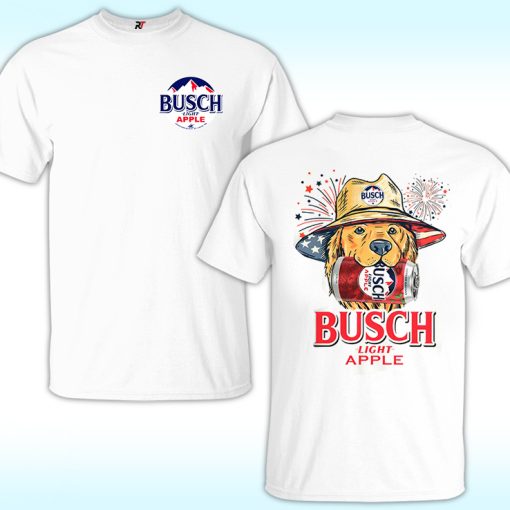 Busch Light Apple Dog Shirt, 4th Of July
