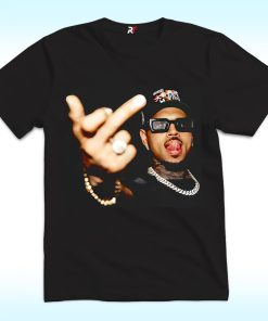 Chris Brown Middle Finger Concert 2025 Shirt
