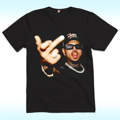Chris Brown Middle Finger Concert 2025 Shirt