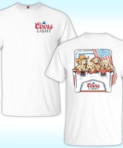 Coors Light Dog Shirt, 4th Of July