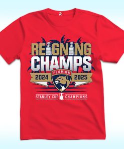Florida Panthers Reigning Champs Back-To-Back Stanley Cup Champions 2024-2025 Shirt
