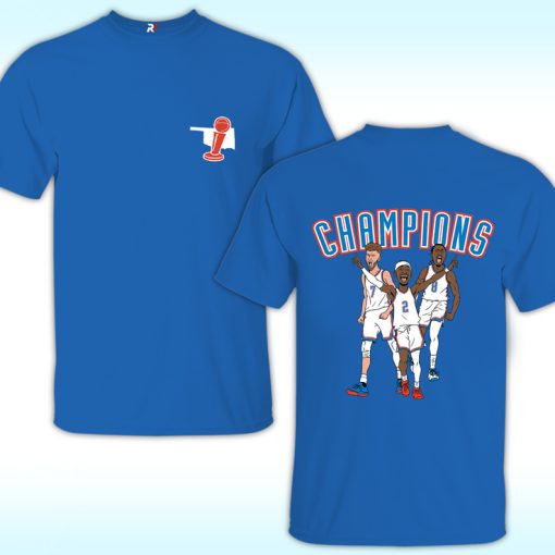 OKC Big 3 Champions Chet Holmgren Shai Gilgeous-Alexander Jalen Williams Shirt