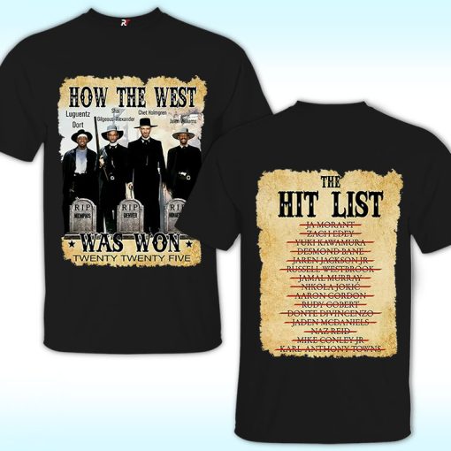 Oklahoma City Thunder Championship How The West Was Won Shirt